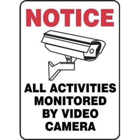 Accuform SAFETY SIGN NOTICE  ALL ACTIVITIES MASE813VP MASE813VP